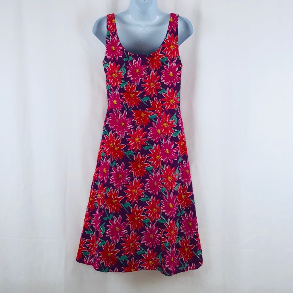Spenser Jeremy floral Cotton sleeveless dress 4 - Picture 7 of 11